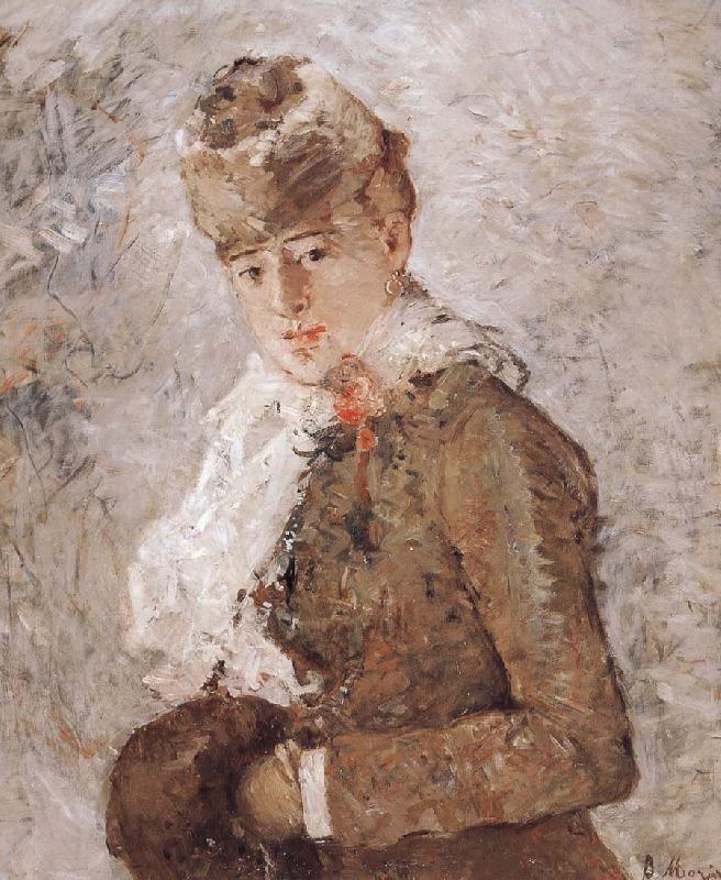 Berthe Morisot The woman wearing the shawl oil painting image